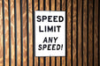 Custom Speed Limit Sign, Outdoor Metal Sign, Custom Speed Sign, Speed Limit 69