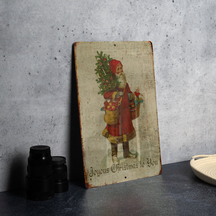 Vintage Christmas Metal Sign, Merry Christmas, Christmas Decor, Merry Christmas Sign, Christmas Vintage, Rustic Christmas