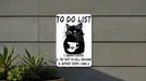 To Do List, Don't Kill Anyone, Coffee Lover, Humor Sign, Unique Decor - Metal Poster