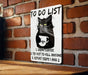 To Do List, Don't Kill Anyone, Coffee Lover, Humor Sign, Unique Decor - Metal Poster
