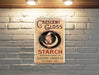 Crescent Gloss Starch Metal Poster - Vintage Laundry Sign, Classic Starch Ad