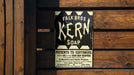 Falk Bros Kern Soap Metal Poster - Vintage Laundry Sign, Classic Soap Ad