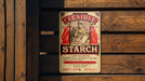 Flexible Starch Metal Poster - Vintage Laundry Sign, Retro Washing Ad