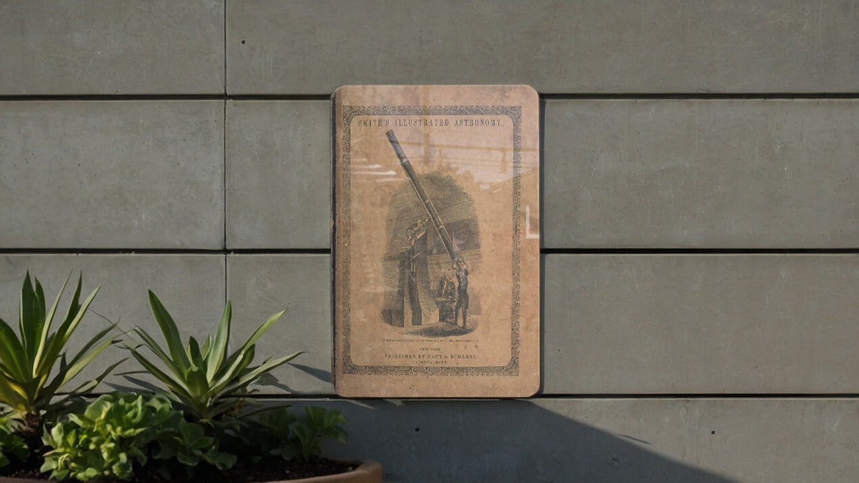 Smith's Illustrated Astronomy Metal Poster - Vintage Space Art, Celestial Educational Decor