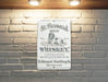St. Bernard Malt Whiskey Metal Poster - Vintage Liquor Ad, Retro Bar Decor