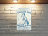 Wash Blue Balls Ultramarine Metal Poster - Vintage Laundry Ad, Classic Cleaning Product