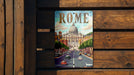 a book with a picture of a city on it