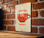Calm the Hell Down Metal Poster - Boho Style, Coffee Art, Relaxing Quote, Kitchen Decor, Zen Vibe
