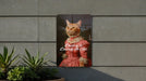 Destroy It All Kitten Metal Poster - Cute Chaos, Kitten Mischief, Home Decor, Whimsical Art, Playful Pet