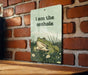 Asshole Frog Metal Poster - Humor Art, Sarcastic Frog, Funny Quote, Whimsical Decor, Unique Illustration