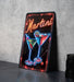 a neon sign that says martini on it