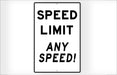 Speed Limit 2 MPH Sign - Custom Aluminum Sign for Controlled Zones