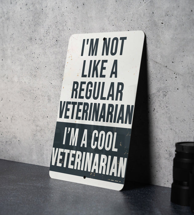 a sign that says i'm not like a regular veteran i'm a