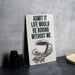 a sign with a cup of coffee on it