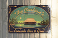 a sign on the side of a building