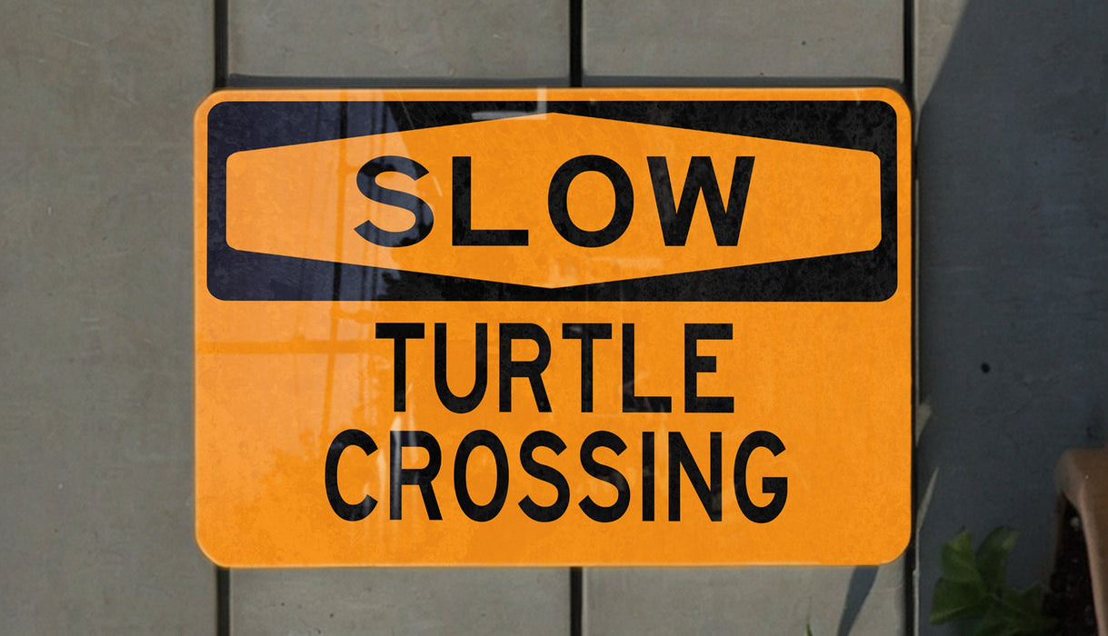 a close up of a street sign on a wall