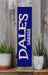 a blue sign that says date's garage garage