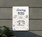 a sign on a wall that says sewing nerd