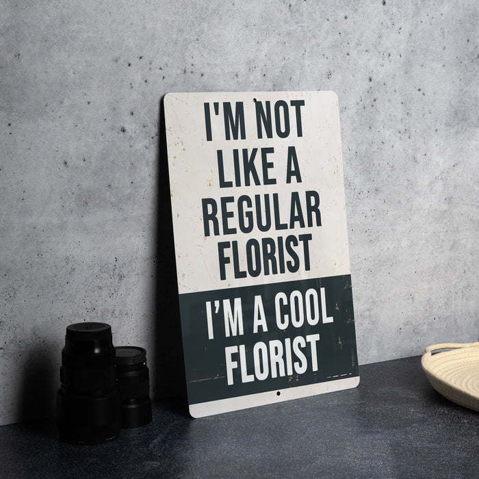 a sign that says i'm not like a regular florist i '