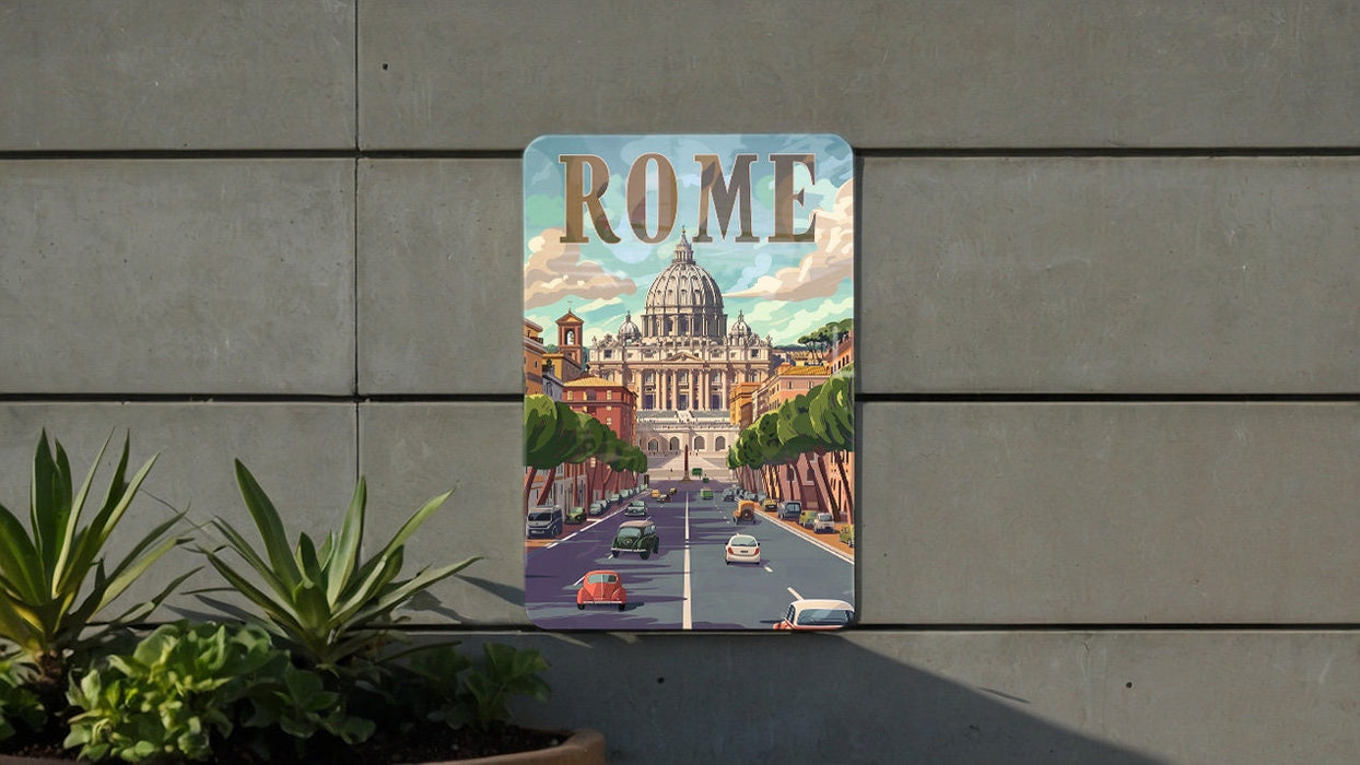 a picture of a street with a building in the background
