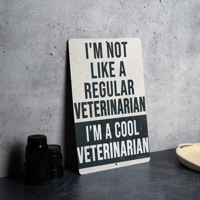 a sign that says i'm not like a regular veteran i'm a