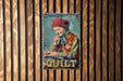 a painting of a woman smoking a cigarette