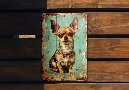 a picture of a dog on a wooden wall