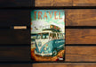 a book with a picture of a vw bus on it