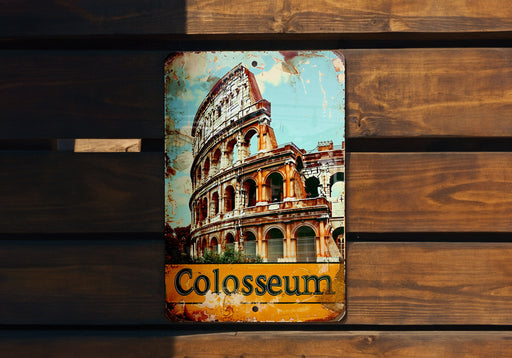 a close up of a sign on a wooden bench