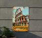 a close up of a sign on a building