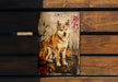 a book with a picture of a dog on it