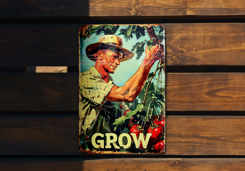 a picture of a man in a hat is hanging on a wooden wall