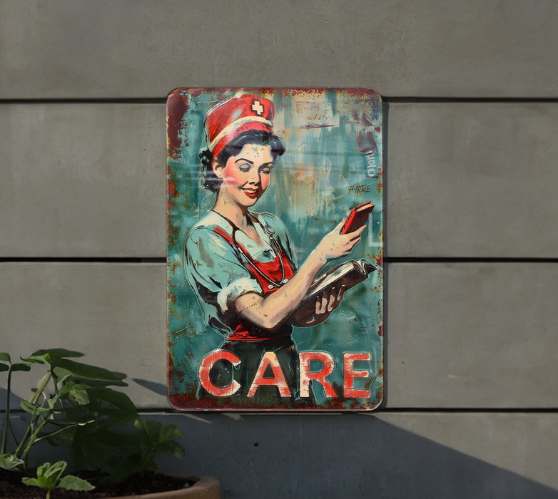 a painting of a woman holding a book
