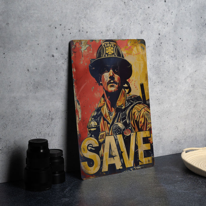 a picture of a man in a cowboy hat on a table