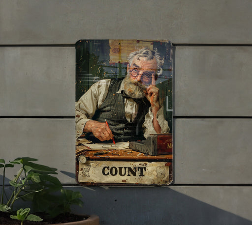 a picture of a man sitting at a table