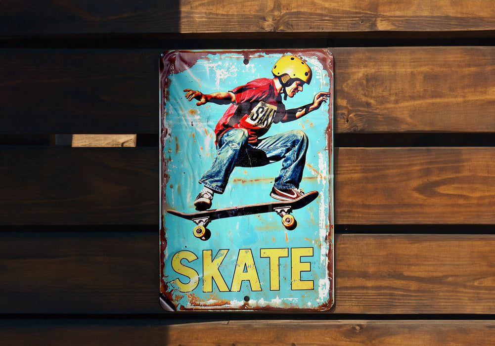 a skateboarder riding a skateboard on a wooden wall