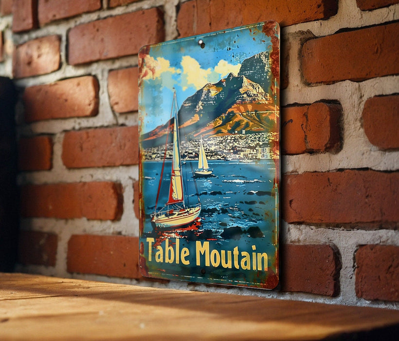 a picture of a table with a boat on it