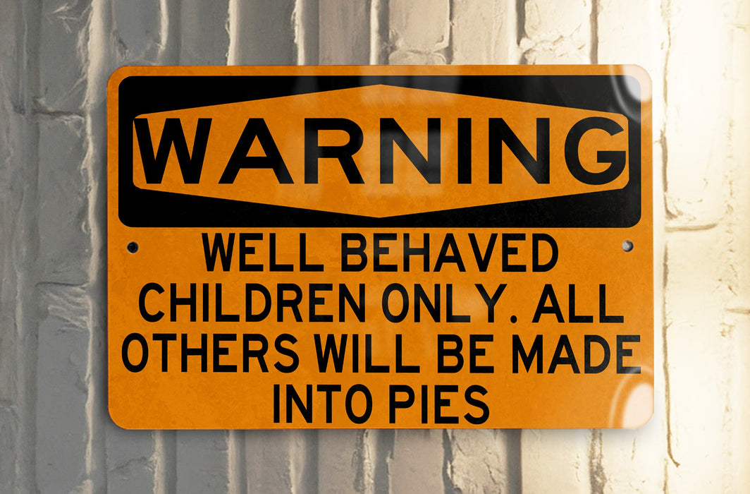 a yellow and black sign on a metal pole