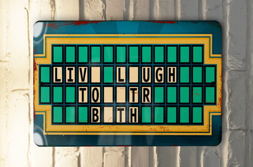 a close up of a sign on a wall