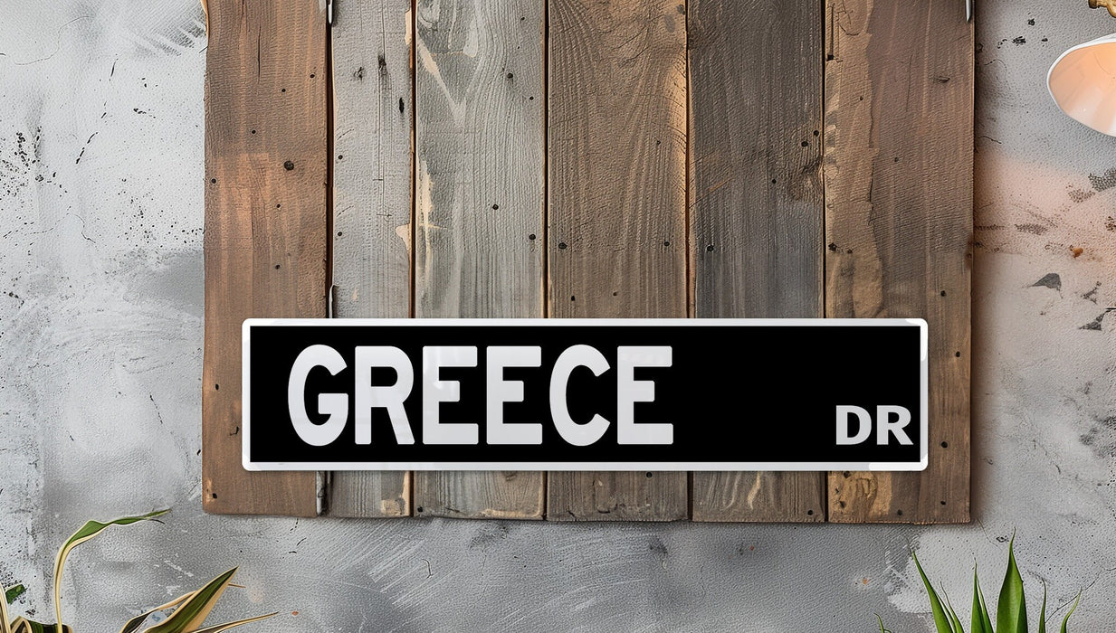 a street sign mounted to the side of a wooden wall