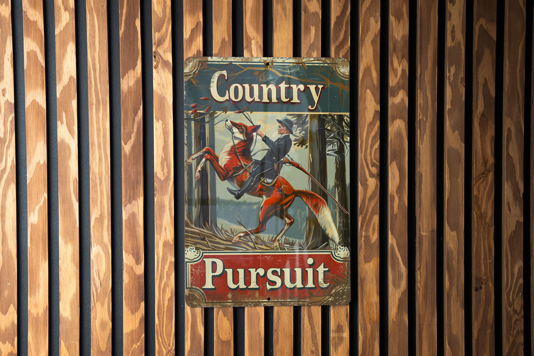 a sign is hanging on a wooden wall