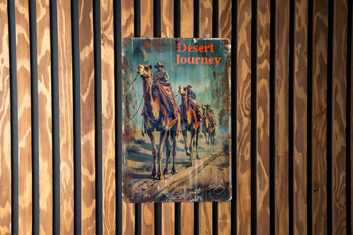 a book is hanging on a wooden wall