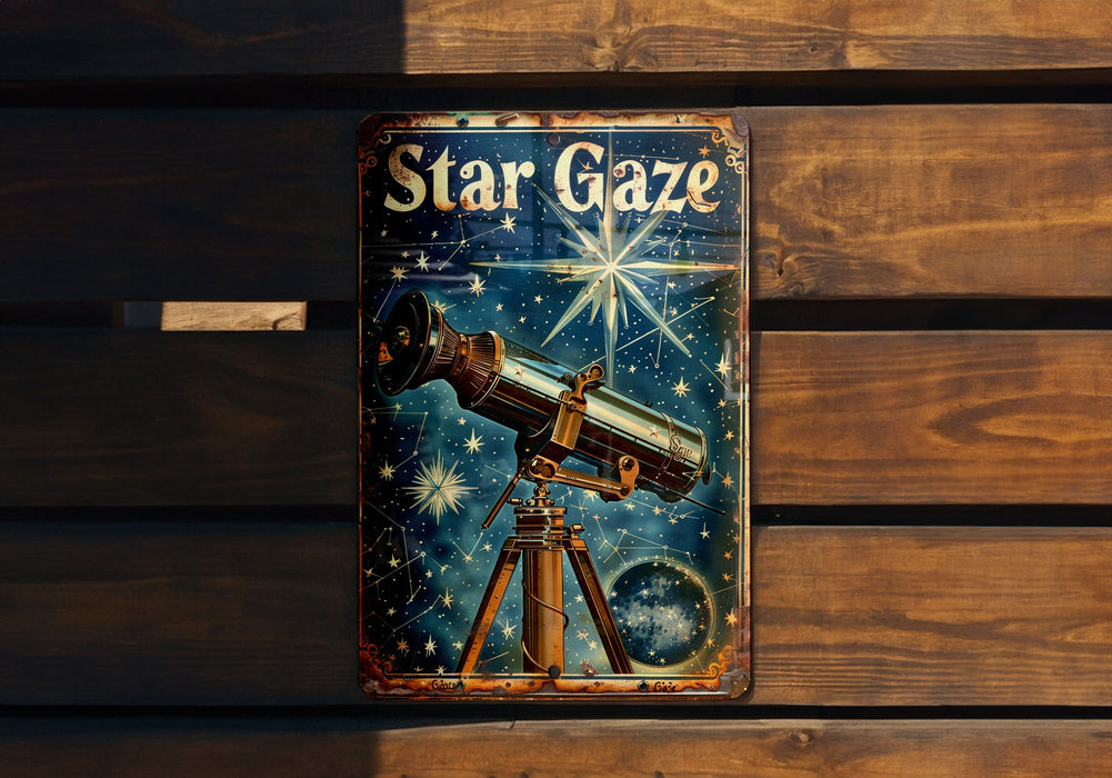 a book with a telescope on top of it