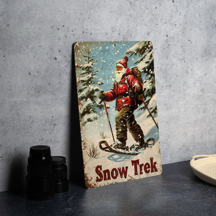 a picture of a man on skis on a table