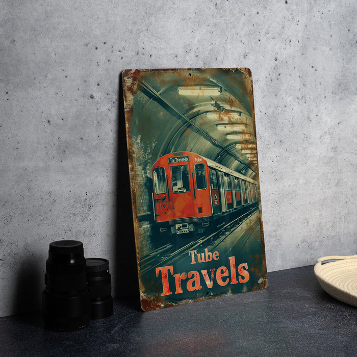 a picture of a red train on a train track