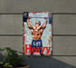a picture of a man lifting a barbell