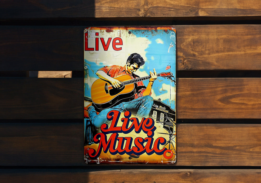 a book with a picture of a man playing a guitar