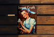 a book with a picture of a woman holding an ice cream cone