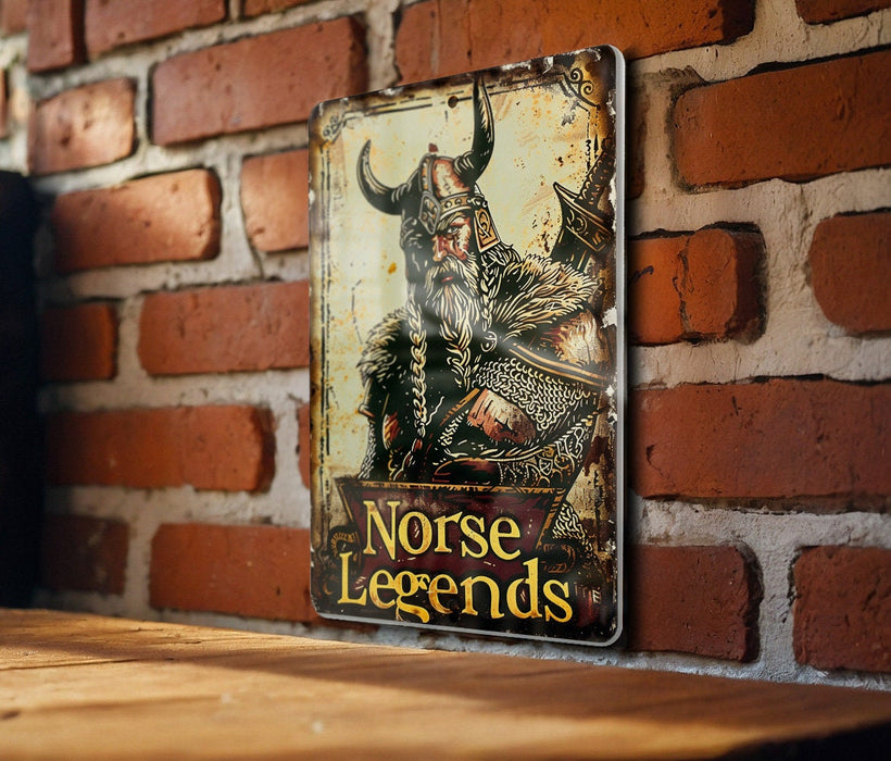 a sign on a brick wall that says horse legendds