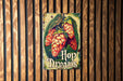 a sign on a wooden wall that says hop dreams